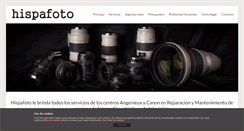 Desktop Screenshot of hispafoto.com